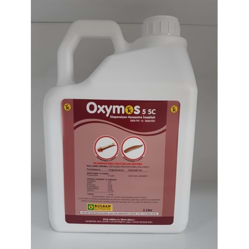 Oxymos 5 SC Larvasit Haşere | Karasinek | Sivrisinek |5 Litre