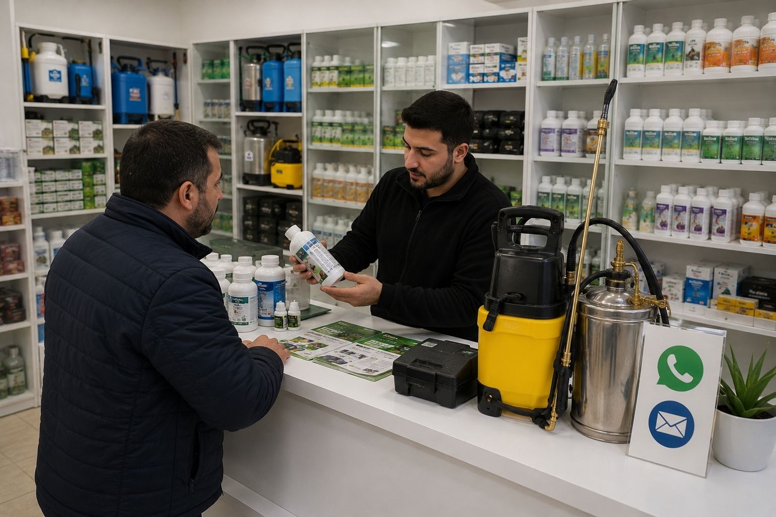 Haşere Market'te uzman ürün yönlendirmesi