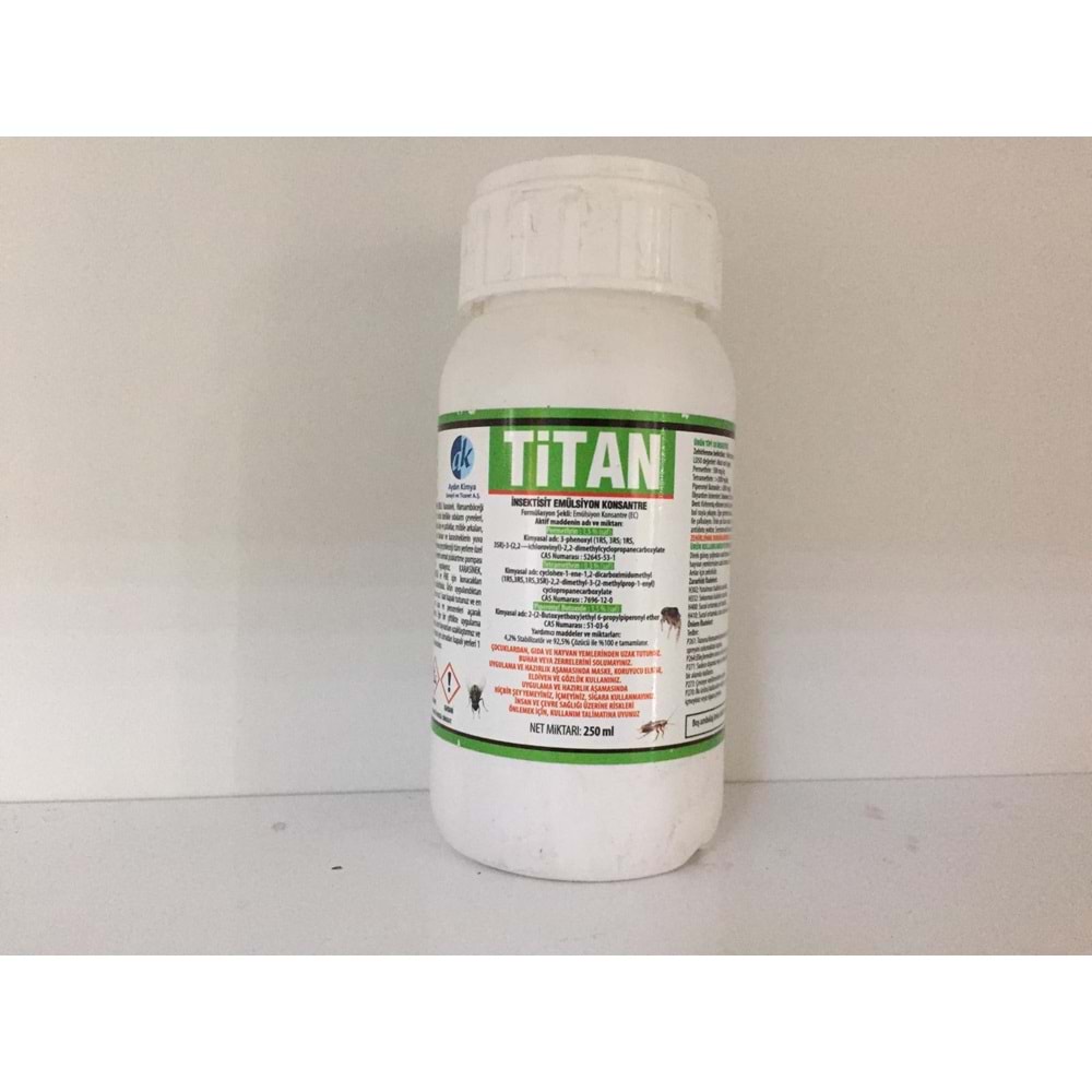 Titan EC Kokulu Haşere Öldürücü | 250 ml